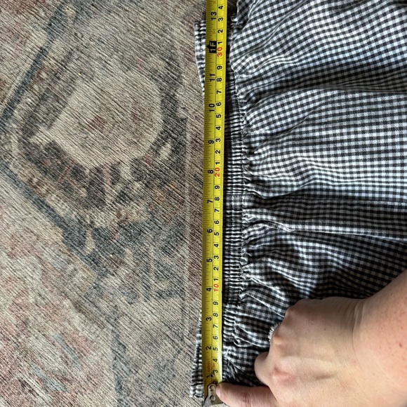 Gingham Pull On Shorts M/L High Waisted Stretch Coastal Grandma Jantzen Vintage - Picture 7 of 12